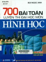 700 bài toán luyện thi đại học môn hình học