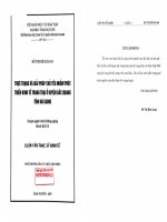 Thực trạng và giải pháp chủ yếu nhằm phát triển trang trại ở huyện Bắc Quang tỉnh Hà Giang