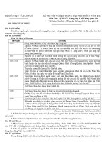 KỲ THI TỐT NGHIỆP TRUNG HỌC PHỔ THÔNG NĂM 2016 Môn Thi : LỊCH SỬ