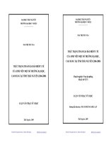 THỰC TRẠNG THAM GIA BẢO HIỂM Y TẾ CỦA SINH VIÊN MỘT SỐ TRƢỜNG ĐẠI HỌC, CAO ĐẲNG TẠI TỈNH THÁI NGUYÊN (20062008)