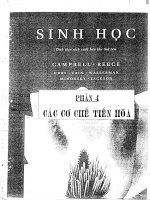 Sinh học phần 4 các cơ chế tiến hóa 