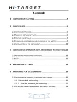 Hướng dẫn sử dụng máy kinh vĩ điện tử Hitarget DT02(Tiếng Anh)