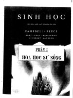 Sinh học phần 1 hóa học sự sống 