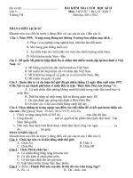 De  DA mon LS DL cuoi HKIIma trận