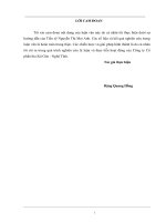 Xây dựng chiến lược kinh doanh cho công ty cổ phần bia sài gòn   nghệ tĩnh giai đoạn 2015 2025 