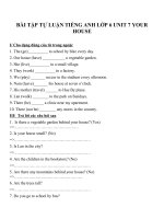 Bài tập môn tiếng anh lớp 6 (73) 