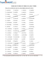 100 cau bai tap trong am hay co dap an