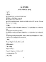 Chủ đề  HỆ TRỤC TỌA ĐỘ