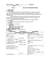 Giáo án phụ đạo môn toán lớp 8