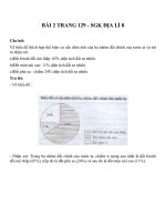 Bài tập SGK môn địa lý lớp 8 (64) 