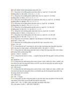 MỘT số CÔNG THỨC GIẢI NHANH hóa hữu cơ