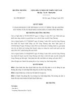 Quyết định 3948/QĐ-BCT Quy chế tiếp nhận và xử lý thông tin qua đường dây nóng về xuất nhập khẩu hàng hóa