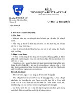 thực hành hóa hữu cơ
