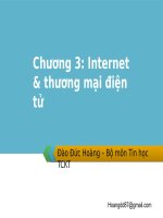 Bài Giảng Internet & Thương Mại Điện Tử