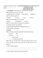 Đề kiểm tra giữa học kì 1 môn Tiếng Việt lớp 5 năm học 2015 - 2016 trường Tiểu học Tứ Yên