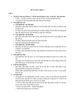 ĐỀ CƯƠNG ÔN TẬP ĐỀ CƯƠNG TRIẾT 1