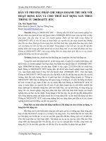 BÀN VỀ PHƯƠNG PHÁP GHI NHẬN DOANH THU ĐỐI VỚI HOẠT ĐỘNG BÁN VÀ CHO THUÊ BẤT ĐỘNG SẢN THEO THÔNG TƯ 2002014TT BTC