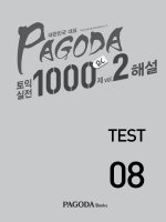 pagoda toeic chuẩn hàn quốc