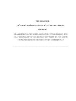 TIỂU LUẬN TRIẾT học   QUAN điểm của CHỦ NGHĨA mác   lê NIN về NGUỒN gốc bản CHẤT CON NGƯỜI và vấn đề PHÁT HUY NHÂN tố CON NGƯỜI TRONG nền KINH tế TRI THỨC