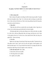 BÀI GIẢNG KINH tế CHÍNH TRỊ   CHUYÊN đề GIỚI THIỆU tác PHẨM sự PHÁT TRIỂN CHỦ NGHĨA tư bản ở NGA