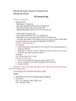 Đề cương ôn tập Quy hoạch và Quản lý Tài Nguyên Nước