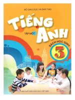 Sách giáo khoa tiếng anh 3 thí điểm 