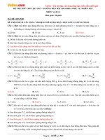 Đề thi thử THPT Quốc gia năm 2017 bài thi Khoa học tự nhiên - môn Vật lý