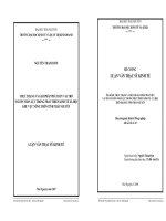 Thực trạng và giải pháp phát huy vai trò nguồn nhân lực trong phát triển xã hội khu vực nông thôn tỉnh Thái Nguyên