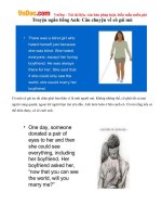 Truyện ngắn tiếng Anh: Câu chuyện về cô gái mù