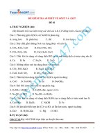 de kiem tra 45 phut ve oxit va axit