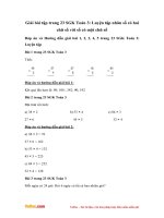 Giải bài tập trang 23 SGK Toán 3: Luyện tập nhân số có hai chữ số với số có một chữ số