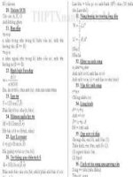 công thức giải nhanh môn  lý17