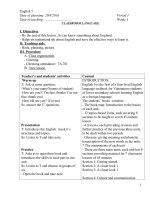 giáo án Tiếng anh lớp 7 thí điểm