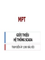 Giới Thiệu Hệ Thống Scada Trạm Biến Áp 110KV Bàu Xéo