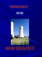 Bài Giảng Giới Thiệu Nhà Máy Điện Hạt Nhân