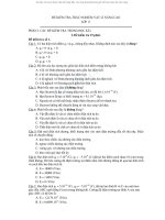 Đề kiểm tra 15 phút Lý 11  Phần 2