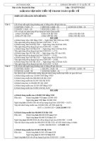 bài tập và bài giải thanh toán quốc tế