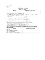 Đề kiểm tra 15 phút Lý 10 1