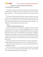 Giải bài tập trang 34 SGK Sinh học lớp 10: Tế bào nhân sơ