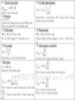 công thức giải nhanh môn  lý 6