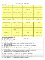 Vòng 10   lớp 4 năm học 2015 2016 