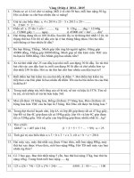 Vòng 10 lớp 4  2014 2014   2015 