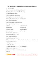 Giải bài tập trang 12 SGK Sinh lớp 6: Đặc điểm chung của thực vật