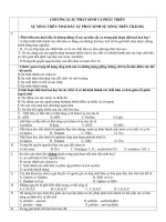 CHƯƠNG II  sự PHÁT SINH và PHÁT TRIỂN của sự SỐNG TRÊN TRÁI đất   sinh học 12   y hà 