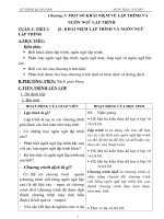 Giao an tin hoc 11 chuong trinh chuan