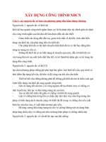 Đề cương XÂY DỰNG CÔNG TRÌNH NĐCN