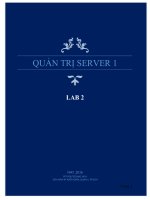 Quản trị server 1 COM2042 Lab2