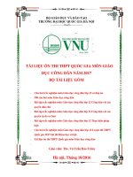 Tài liệu ôn thi thpt quốc gia môn giáo dục công dân năm 2017 