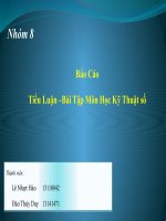 Báo Cáo Kỹ Thuật Số