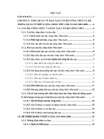Hoàn thiện công tác đào tạo cán bộ công chức tại Cục hải quan thành phố Hà Nội theo hệ thống quản lý chất lượng ISO 90012008.